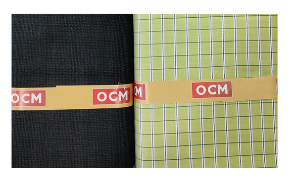 Unstitched Cotton Shirt & Trouser Fabric Checkered