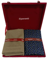 Siyaram Cotton Printed Shirt & Trouser Fabric  (Unstitched)-083