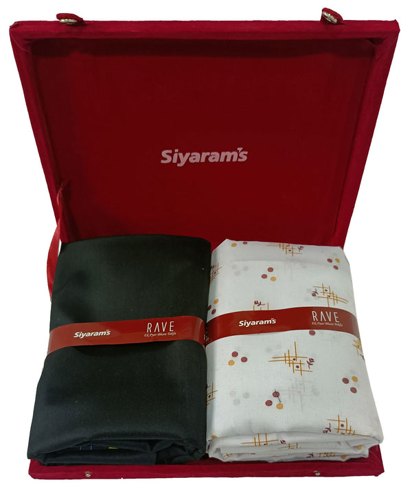 Siyaram Cotton Printed Shirt & Trouser Fabric  (Unstitched)-084