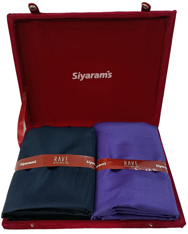 Siyaram's  Unstitched Cotton Blend Shirt & Trouser Fabric Solid-019