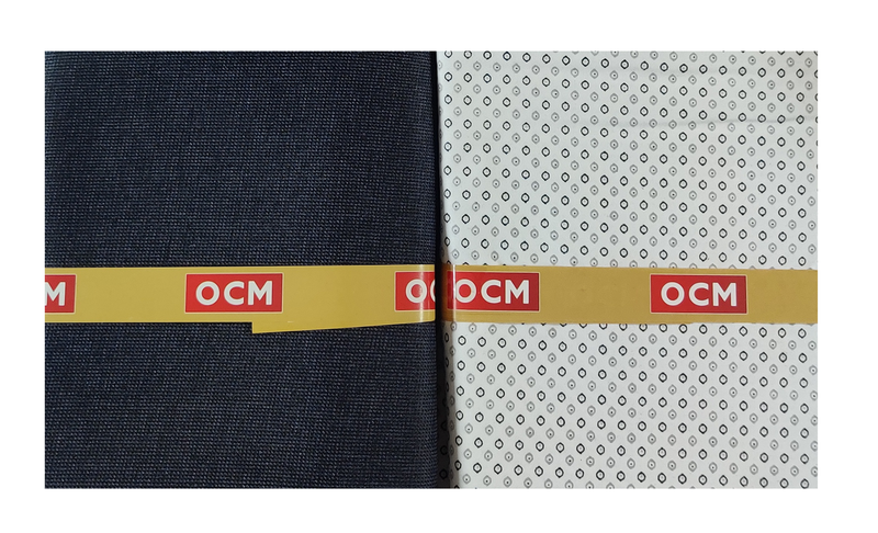 OCM  Unstitched Cotton Shirt & Trouser Fabric Printed.