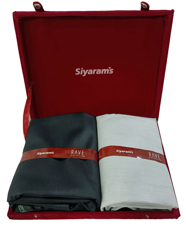 Siyaram's  Unstitched Cotton Blend Shirt & Trouser Fabric Solid-023