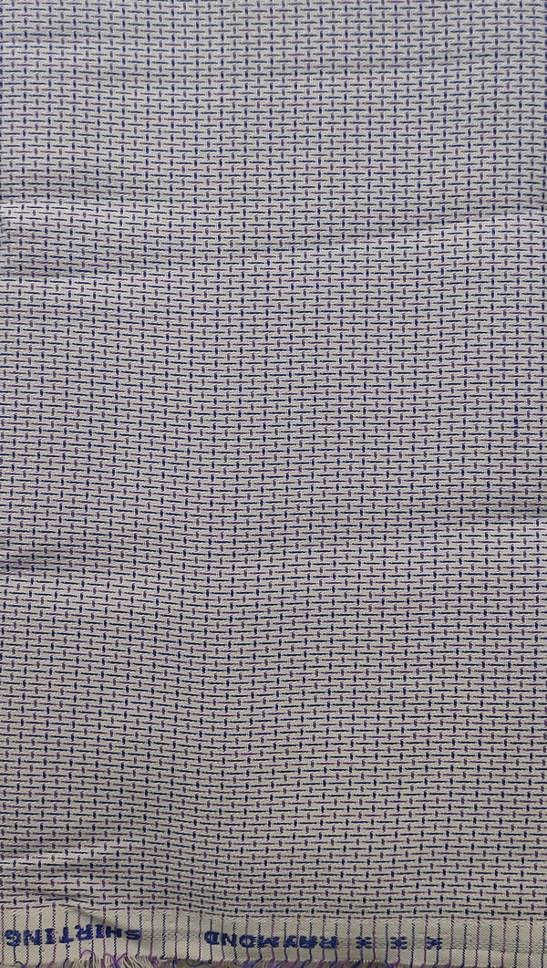 Raymond  Cotton Checkered Shirt Fabric  (Unstitched)-1024