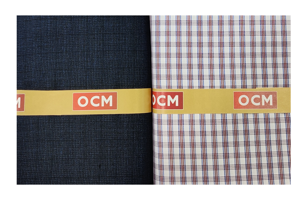 Unstitched Cotton Shirt & Trouser Fabric Checkered