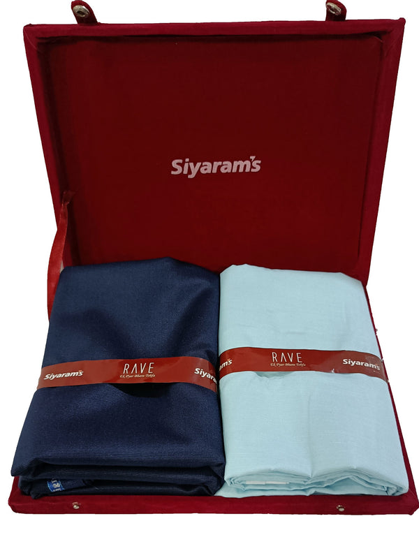 Siyaram's  Unstitched Cotton Blend Shirt & Trouser Fabric Solid-024