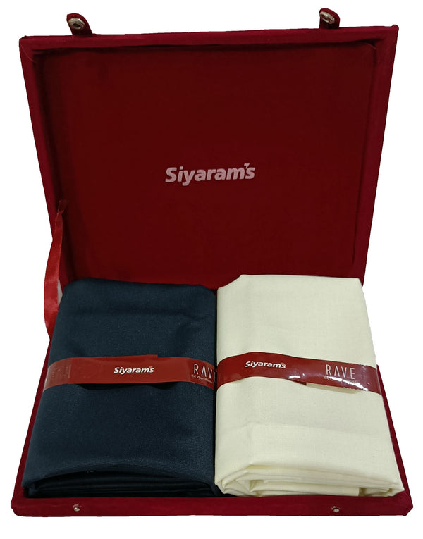 Siyaram's  Unstitched Cotton Blend Shirt & Trouser Fabric Solid-027