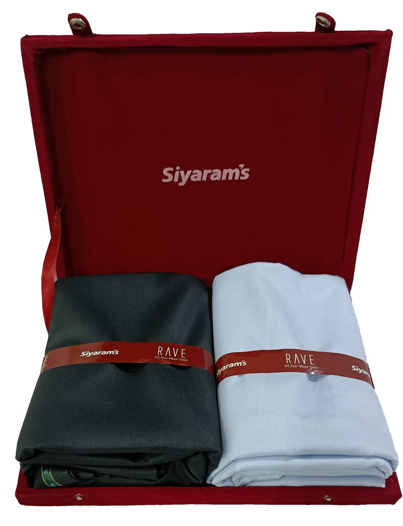 Siyaram's  Unstitched Cotton Blend Shirt & Trouser Fabric Solid-029