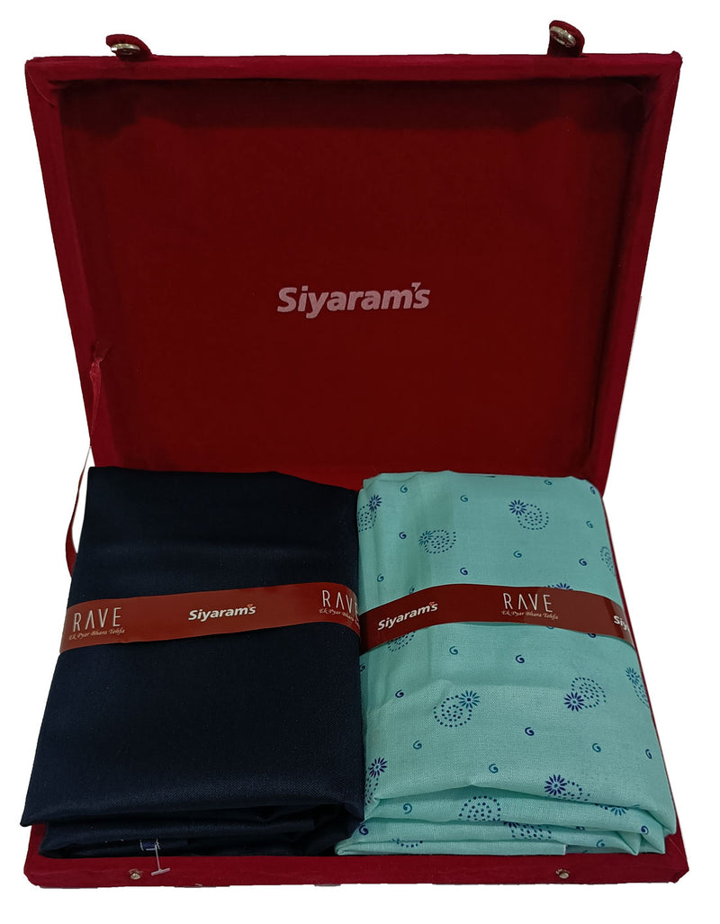 Siyaram Cotton Printed Shirt & Trouser Fabric  (Unstitched)-067