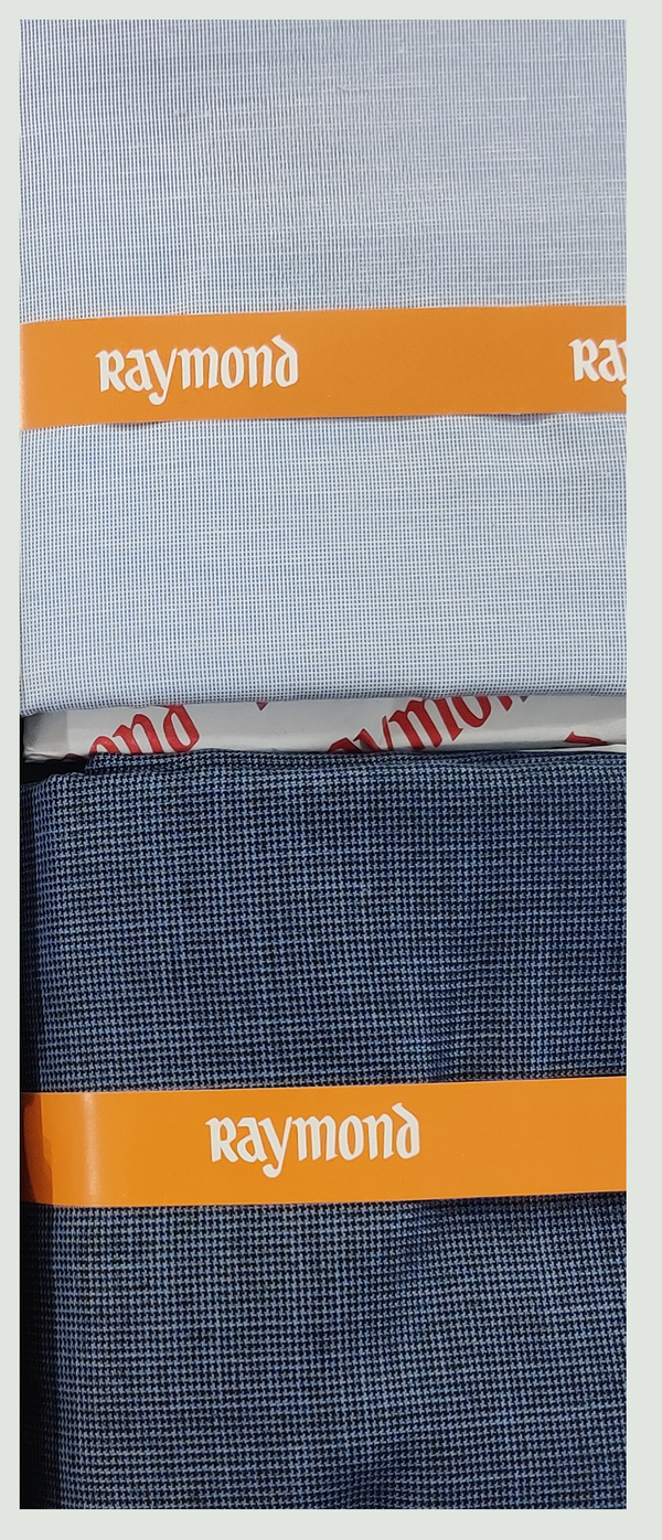 Raymond  Unstitched Cotton Shirt & Trouser Fabric Solid.