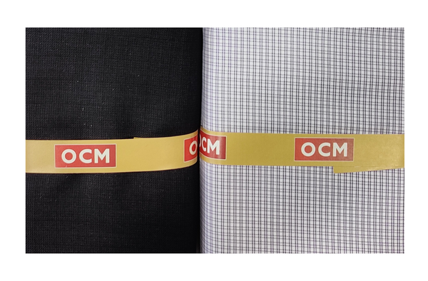 OCM  Unstitched Cotton Shirt & Trouser Fabric Checkered