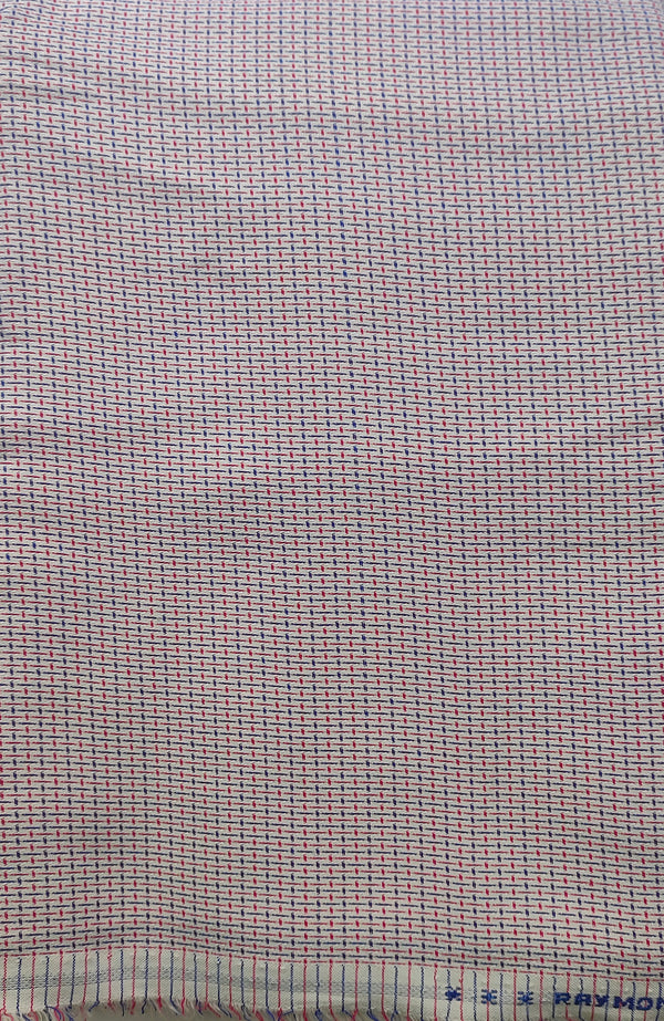 Raymond  Cotton Checkered Shirt Fabric  (Unstitched)-1030