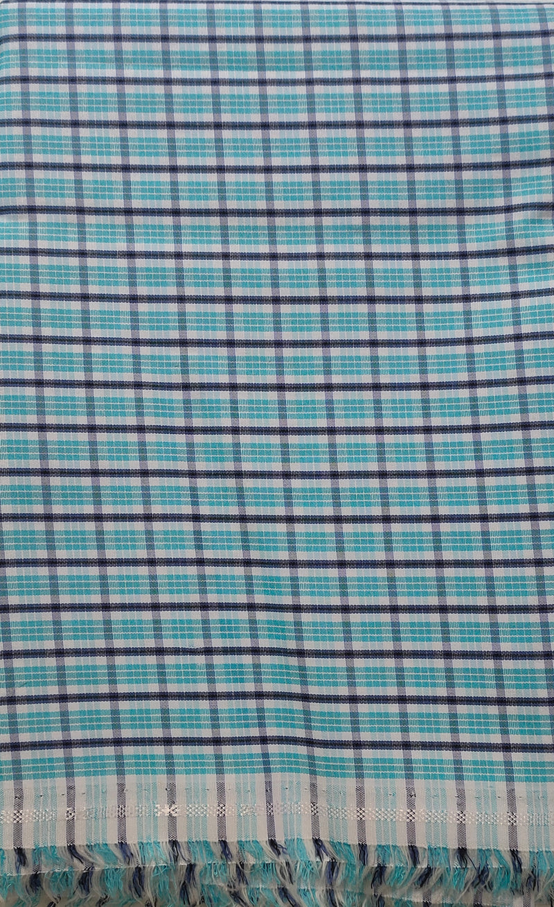 Raymond  Cotton Checkered Shirt Fabric  (Unstitched)-1031