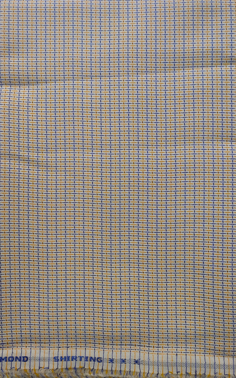 Raymond  Cotton Checkered Shirt Fabric  (Unstitched)-1033