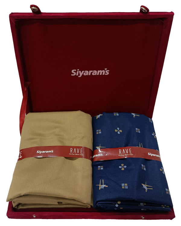Siyaram Cotton Printed Shirt & Trouser Fabric  (Unstitched)-036