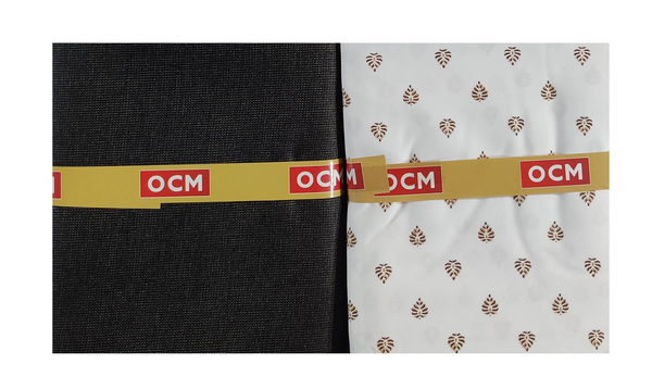 OCM  Unstitched Cotton Shirt & Trouser Fabric Printed.