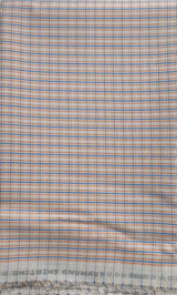 Raymond  Cotton Checkered Shirt Fabric  (Unstitched)-1041