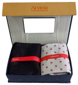 Arvind Unstitched Cotton Blend Shirt & Trouser Fabric Printed-042