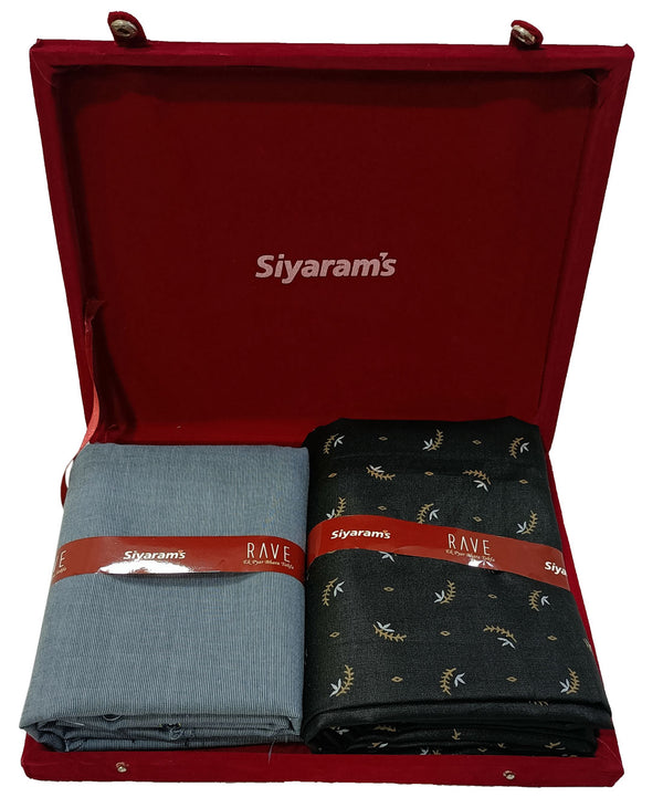Siyaram Cotton Printed Shirt & Trouser Fabric  (Unstitched)-046