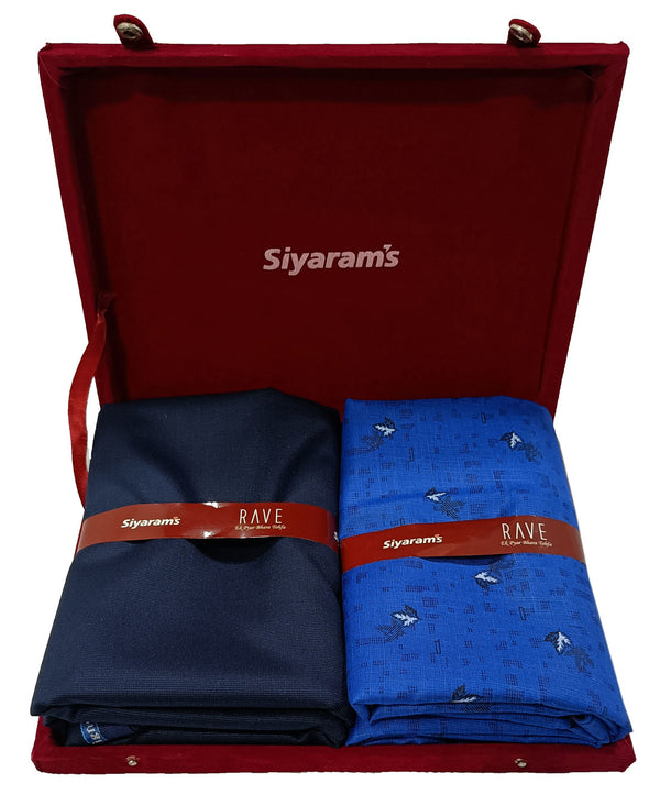 Siyaram Cotton Printed Shirt & Trouser Fabric  (Unstitched)-048