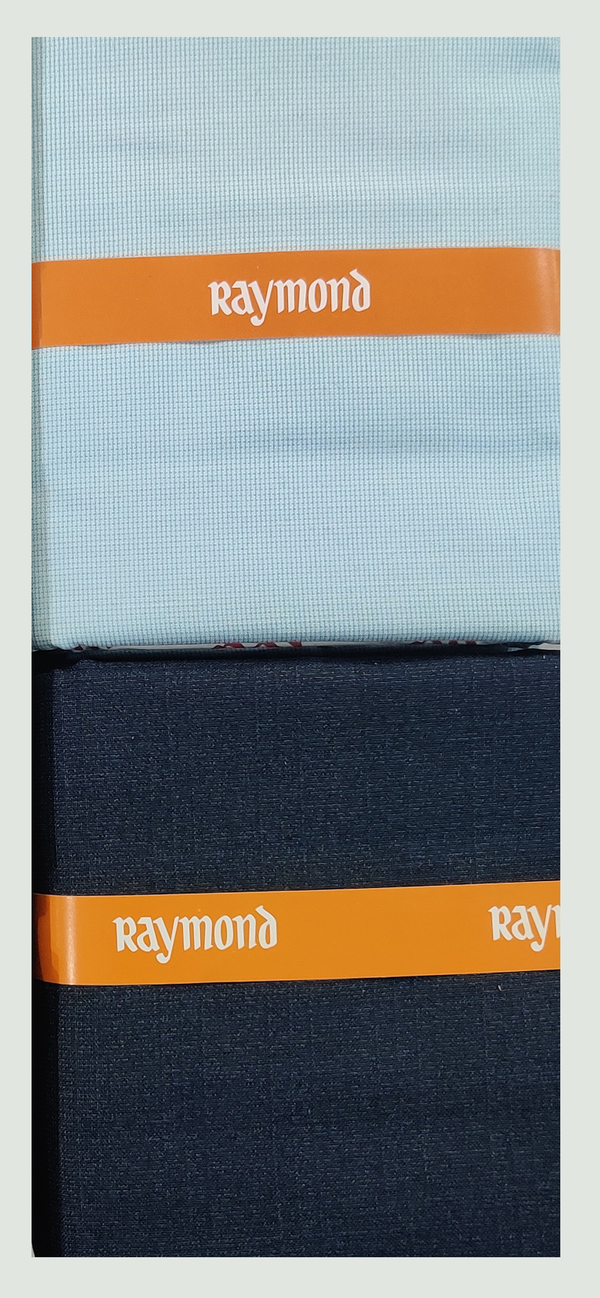 Raymond  Unstitched Cotton Shirt & Trouser Fabric Solid.