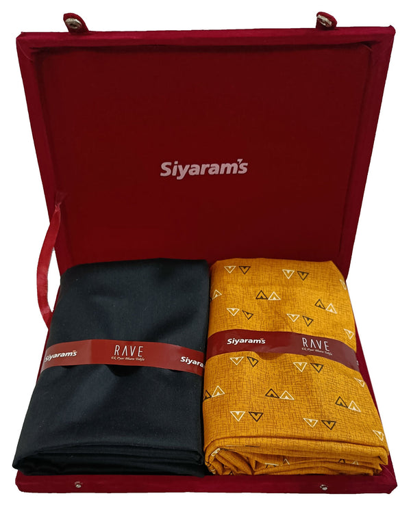 Siyaram Cotton Printed Shirt & Trouser Fabric  (Unstitched)-054