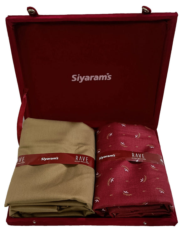 Siyaram Cotton Printed Shirt & Trouser Fabric  (Unstitched)-056