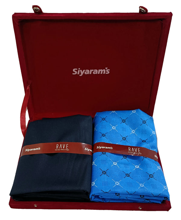 Siyaram Cotton Printed Shirt & Trouser Fabric  (Unstitched)-057