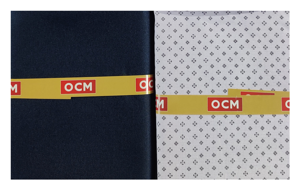 OCM  Unstitched Cotton Shirt & Trouser Fabric Printed.