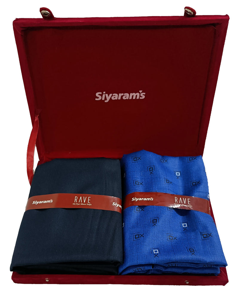 Siyaram Cotton Printed Shirt & Trouser Fabric  (Unstitched)-060