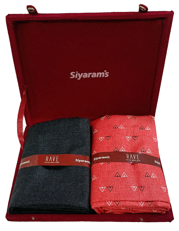 Siyaram Cotton Printed Shirt & Trouser Fabric  (Unstitched)-062
