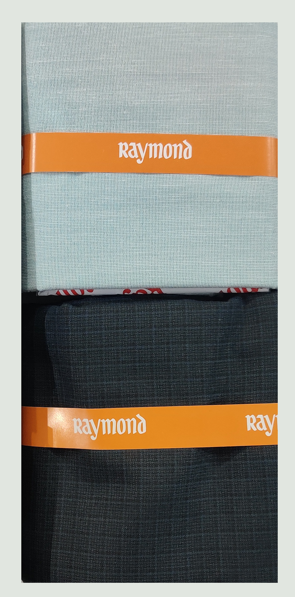 Raymond  Unstitched Cotton Shirt & Trouser Fabric Solid.