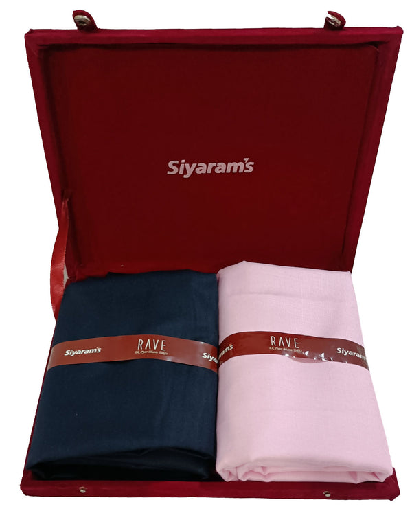 Siyaram's  Unstitched Cotton Blend Shirt & Trouser Fabric Solid-06