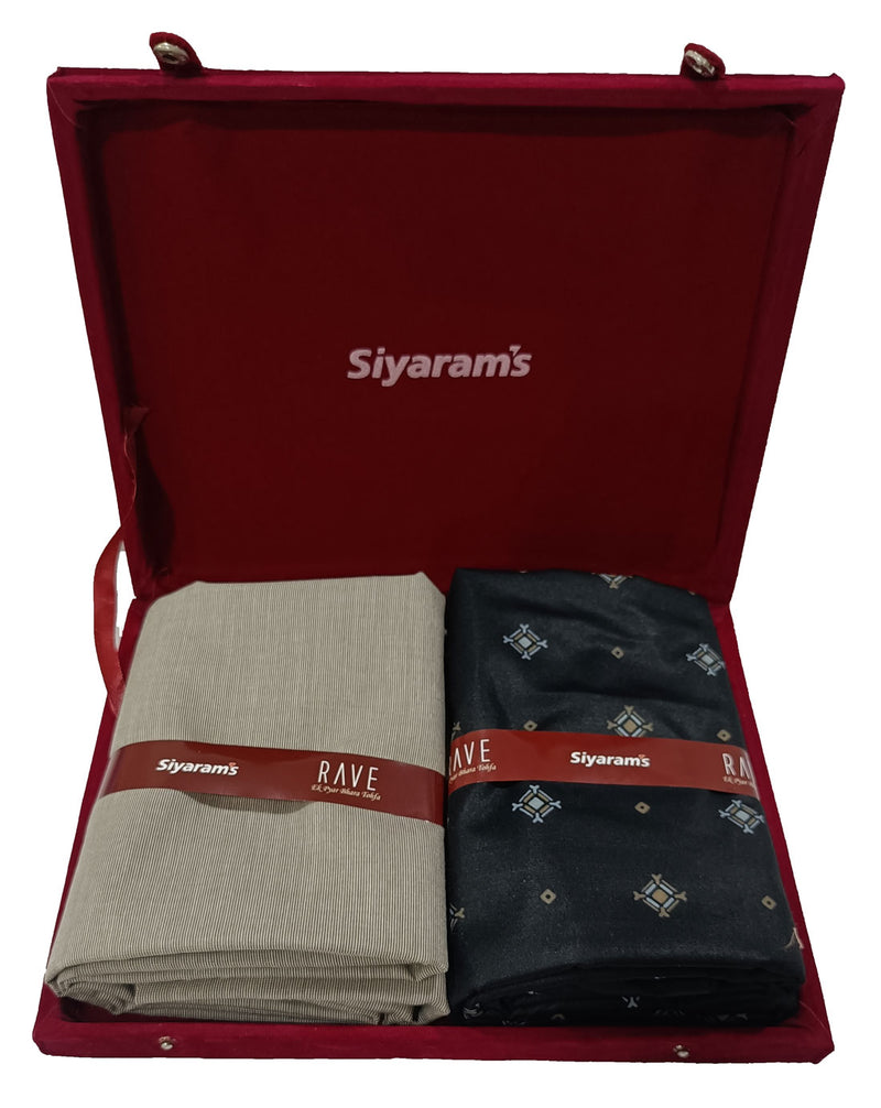 Siyaram Cotton Printed Shirt & Trouser Fabric  (Unstitched)