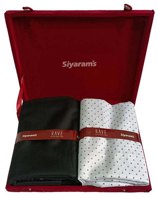 Siyaram Cotton Printed Shirt & Trouser Fabric  (Unstitched)-072