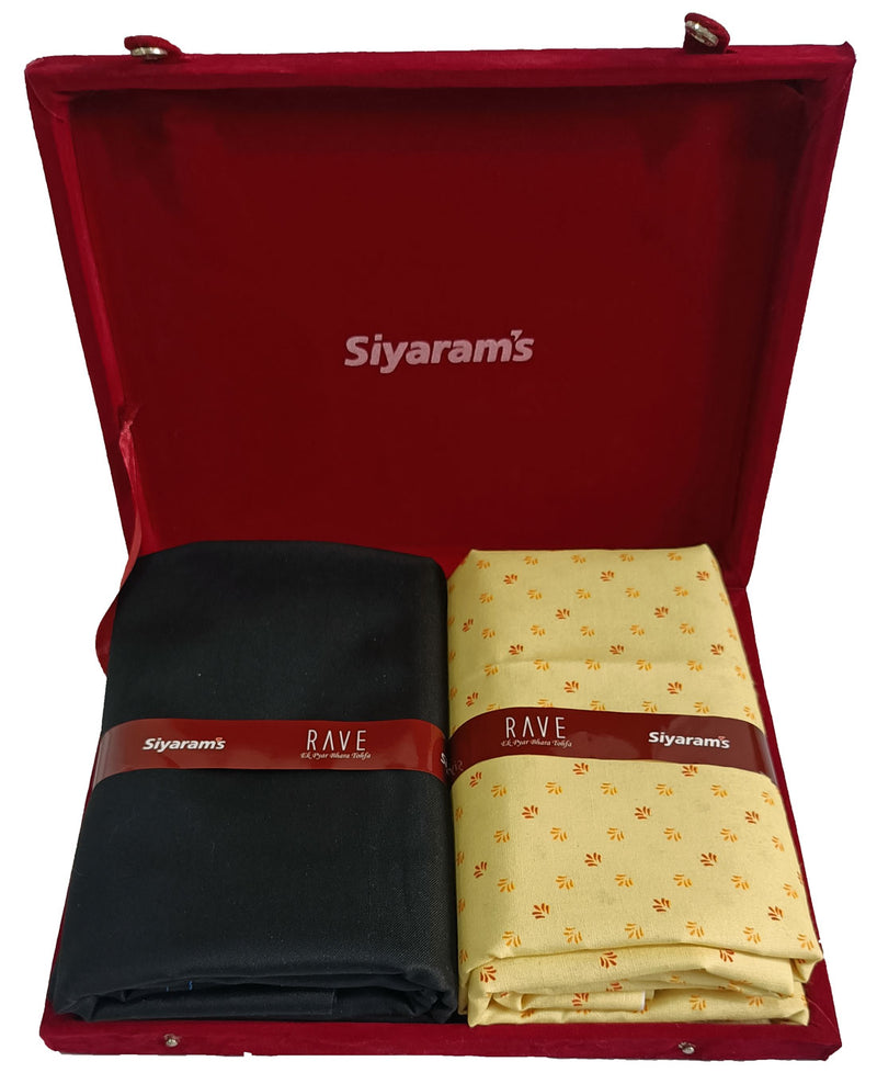 Siyaram Cotton Printed Shirt & Trouser Fabric  (Unstitched)-073
