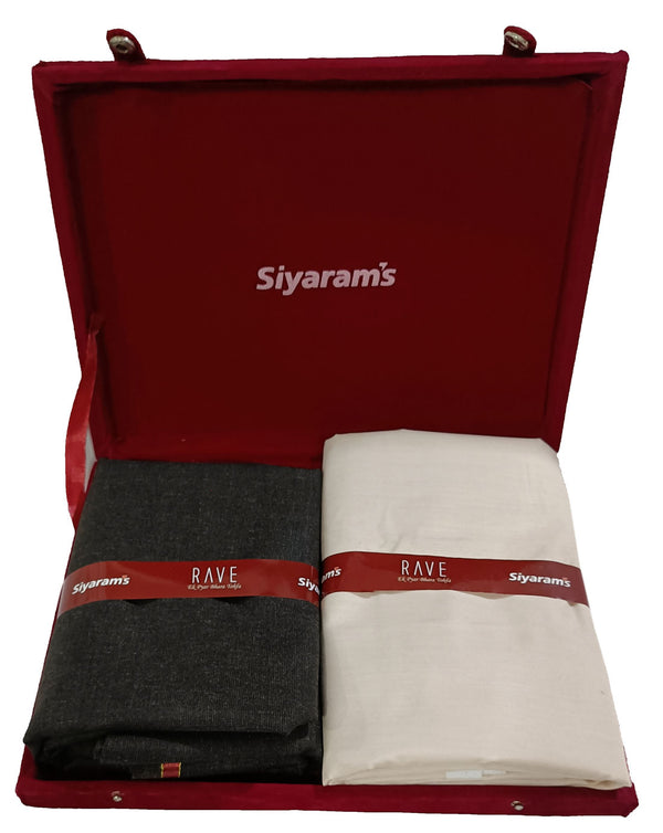 Siyaram's  Unstitched Cotton Blend Shirt & Trouser Fabric Solid-08
