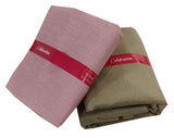 Arvind Unstitched Cotton Blend Shirt & Trouser Fabric Solid-011