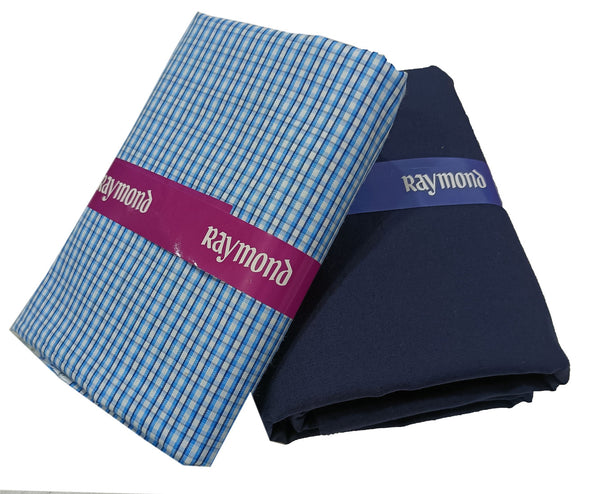 Raymond Unstitched Pure Cotton Shirt & Trouser Fabric