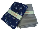 Mansfab Unstitched Cotton Blend Shirt & Trouser Fabric Printed-086