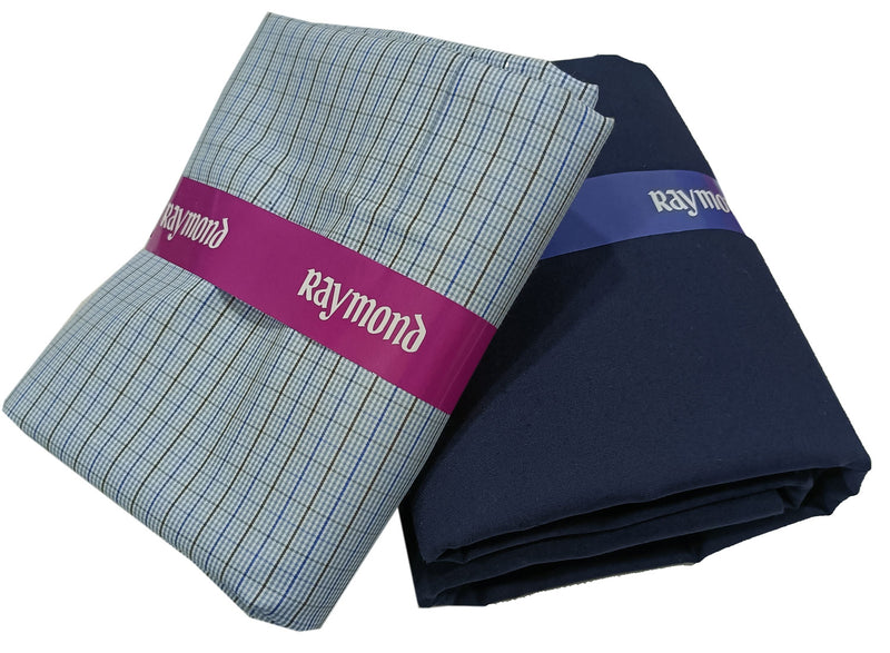 Raymond Unstitched Pure Cotton Shirt & Trouser Fabric