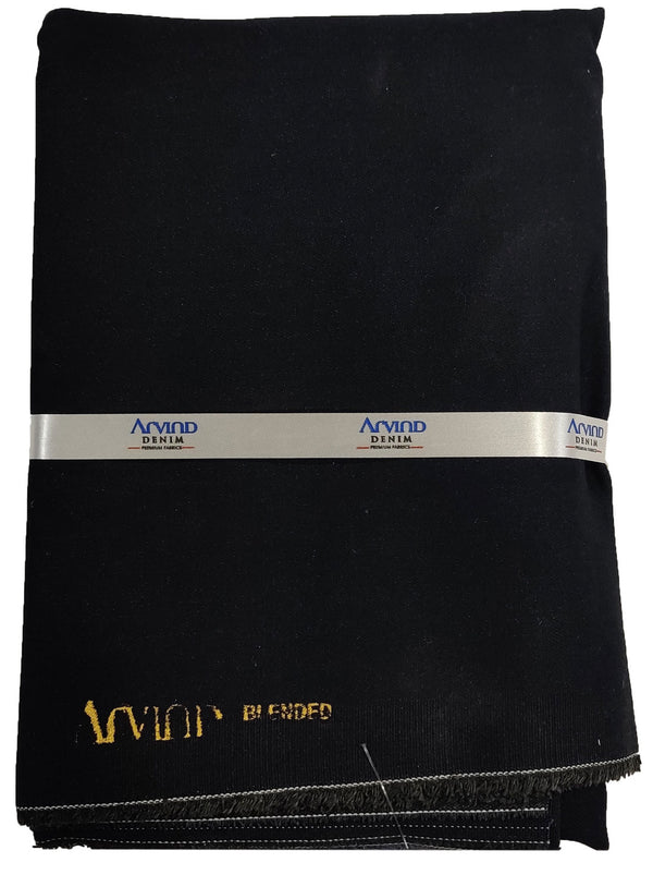Arvind Unstitched Cotton Blend Trouser Fabric Solid-01