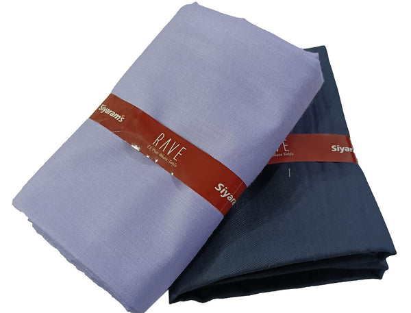 Siyaram's  Unstitched Cotton Blend Shirt & Trouser Fabric Solid-026