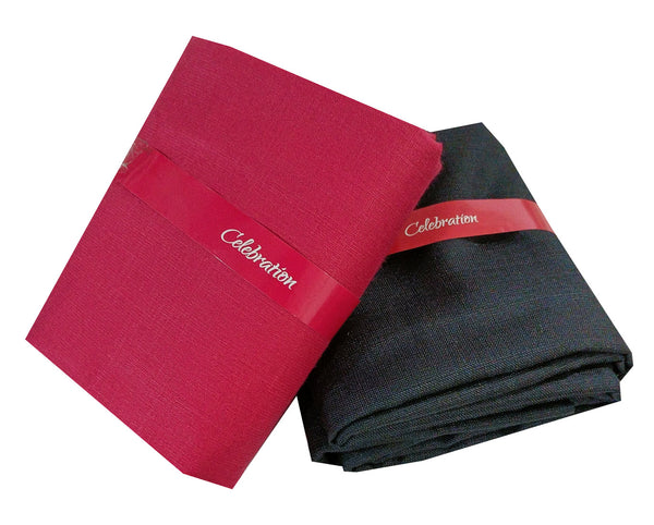Arvind Unstitched Cotton Blend Shirt & Trouser Fabric Solid-038