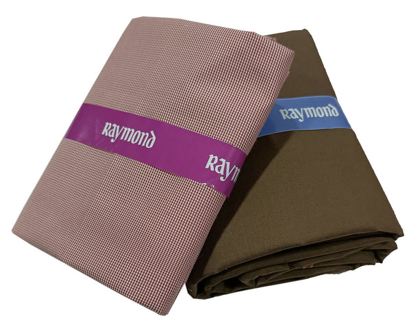 Raymond Unstitched Pure Cotton Shirt & Trouser Fabric