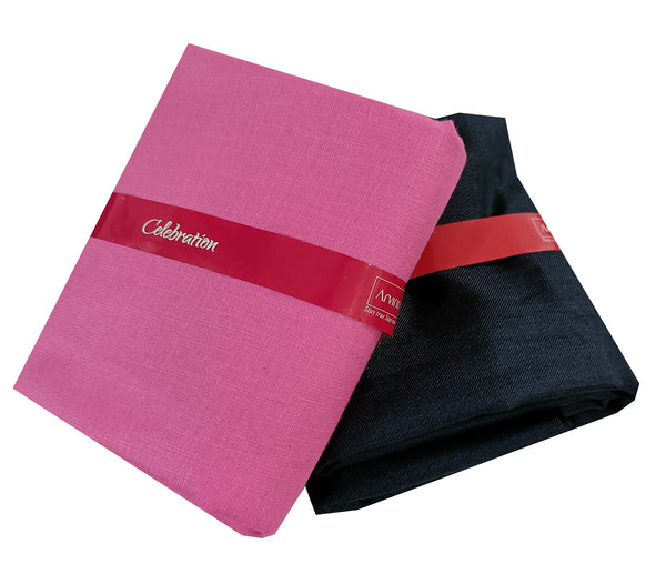 Arvind Unstitched Cotton Blend Shirt & Trouser Fabric Solid-041