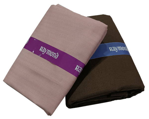 Raymond Unstitched Pure Cotton Shirt & Trouser Fabric