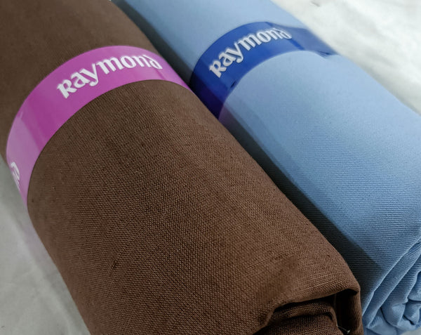 Raymond Unstitched Cotton Blend Shirt & Trouser Fabric Printed-052