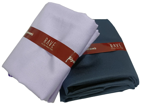 Siyaram"s Unstitched Cotton Plain Shirt & Trouser Fabric Solid.-056