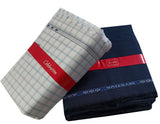 Arvind  Unstitched Cotton Blend Shirt & Trouser Fabric Checkered