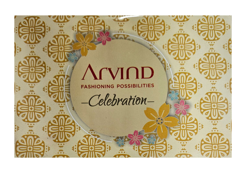 Arvind Unstitched Cotton Blend Shirt & Trouser Fabric Checkered-023